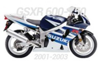 01-03 GSXR 600-750 Verkleidungen