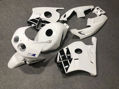 Weiß Schwarz 90-98 CBR250RR Motorrad Verkleidung
