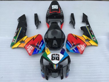 86 Schwarz & Rot 05-06 CBR600RR Motorrad Verkleidung