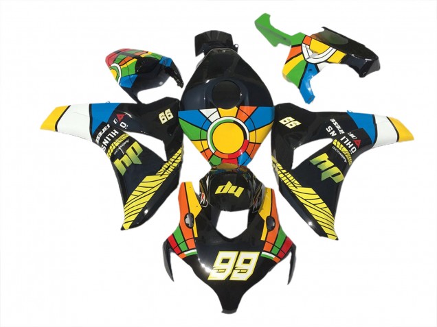 99 Mehrfarbig 08-11 CBR1000RR Motorrad Verkleidung