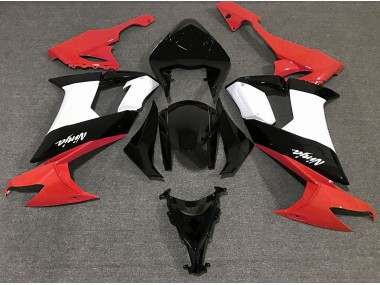 Aufkleber In Glänzendem Rot Schwarz & Weiß 08-10 ZX10R Motorrad Verkleidung