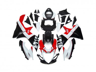 Benutzerdefiniert Rot & Schwarz Mit Logos 11-24 GSXR 600-750 Motorrad Verkleidung