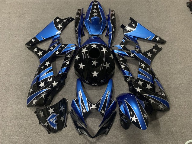 Benutzerdefinierter Perlenstern-Stil 07-08 GSXR 1000 Motorrad Verkleidung