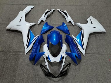 Blau & Weiß 11-24 GSXR 600-750 Motorrad Verkleidung