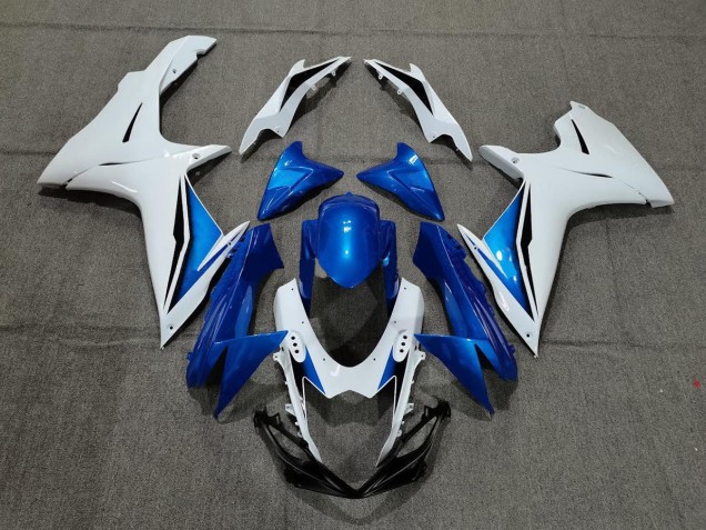 Blau & Weiß 11-24 GSXR 600-750 Motorrad Verkleidung