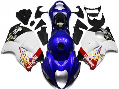 Blau & Weiß Custom Logo 97-07 GSXR 1300 Motorrad Verkleidung