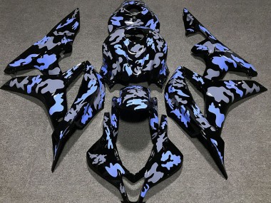 Blau & Grau Camouflage 07-08 CBR600RR Motorrad Verkleidung
