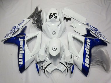 Blau Jordan 06-07 GSXR 600-750 Motorrad Verkleidung