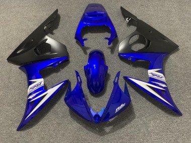 Blauweiß & Matt Schwarz 03-04 R6 Motorrad Verkleidung