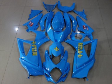 Blau Rizla 07-08 GSXR 1000 Motorrad Verkleidung