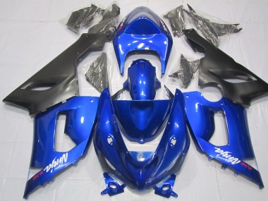 Blau & Schwarz 05-06 ZX6R Motorrad Verkleidung