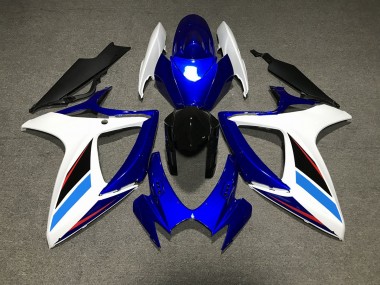 Blauweiß & Schwarz 06-07 GSXR 600-750 Motorrad Verkleidung