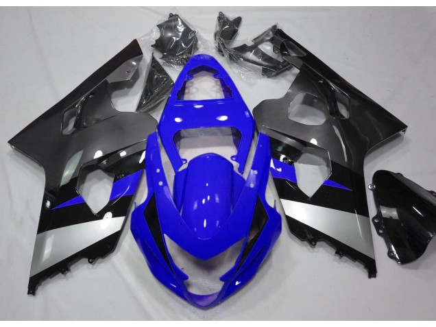 Blau & Silber 04-05 GSXR 600-750 Motorrad Verkleidung
