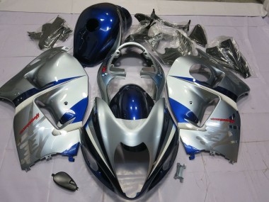 Blau & Silber 97-07 GSXR 1300 Motorrad Verkleidung