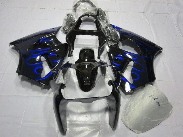 Blaue Flamme 00-02 ZX6R Motorrad Verkleidung