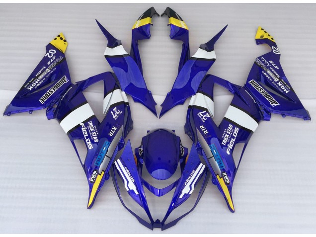 Blauer Stil 13-18 ZX6R Motorrad Verkleidung