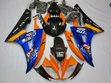 Blauorange 06-07 R6 Motorrad Verkleidung