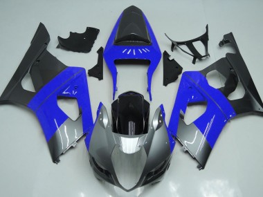 Blausilber & Schwarz 03-04 GSXR 1000 Motorrad Verkleidung