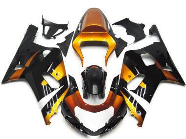 Bronze & Schwarz OEM Stil 01-03 GSXR 600-750 Motorrad Verkleidung
