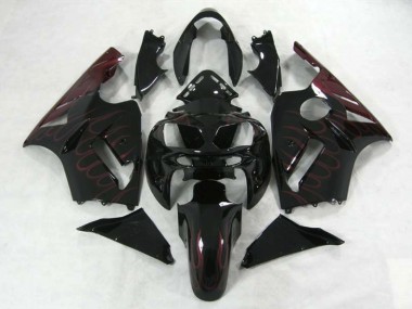 Burgunderrot Flame 02-05 ZX12R Motorrad Verkleidung