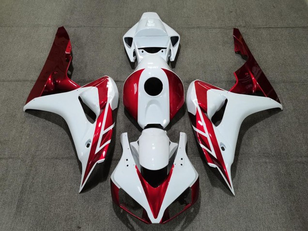 Candy Red & Weiß 06-07 CBR1000RR Motorrad Verkleidung