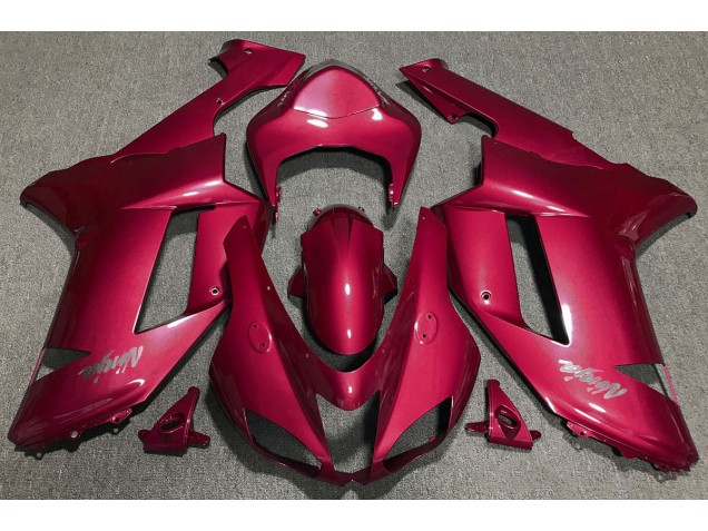 Candy Rot 07-08 ZX6R Motorrad Verkleidung