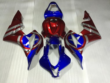 Captain America 07-08 CBR600RR Motorrad Verkleidung