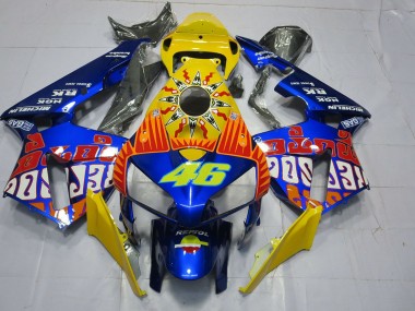 Custom Blau Rossi 05-06 CBR600RR Motorrad Verkleidung