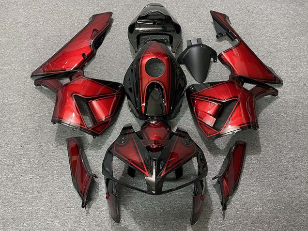 Dunkelbonbonrot 05-06 CBR600RR Motorrad Verkleidung