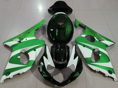 Dunkelgrün 00-02 GSXR 1000 Motorrad Verkleidung