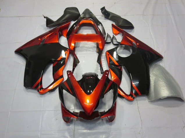 Dunkelorange & Schwarz 01-03 CBR600 F4i Motorrad Verkleidung