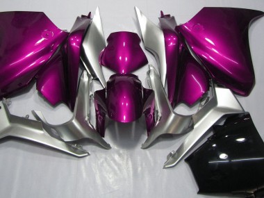 Dunkelpink & Silber 10-13 VFR1200 Motorrad Verkleidung