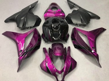 Dunkelrosa Mit Schwarz 09-12 CBR600RR Motorrad Verkleidung