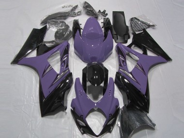 Dunkelviolett & Schwarz 07-08 GSXR 1000 Motorrad Verkleidung
