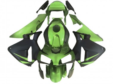 Eidechsengrün 03-04 CBR600RR Motorrad Verkleidung