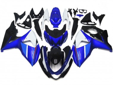 Einfarbig Schwarz Glänzend Blau Weiß 09-16 GSXR 1000 Motorrad Verkleidung