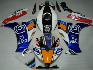 Elf Blau & Orange 12-16 CBR1000RR Motorrad Verkleidung