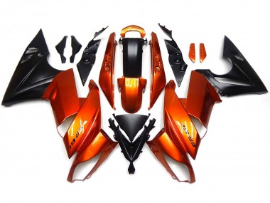 Gebranntes Orange 09-11 Ninja 650R Motorrad Verkleidung