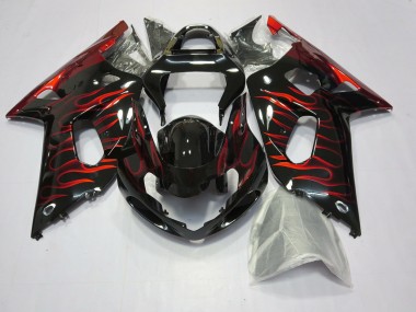Gelb Jordan 01-03 GSXR 600-750 Motorrad Verkleidung
