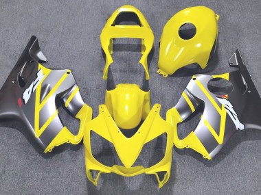 Gelb & Matt Silber 01-03 CBR600 F4i Motorrad Verkleidung