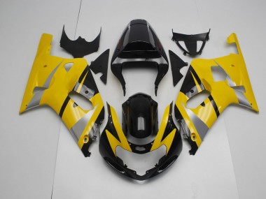 Gelb & Schwarz 01-03 GSXR 600-750 Motorrad Verkleidung
