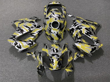 Gelb Tarnung 02-12 VFR800 Motorrad Verkleidung