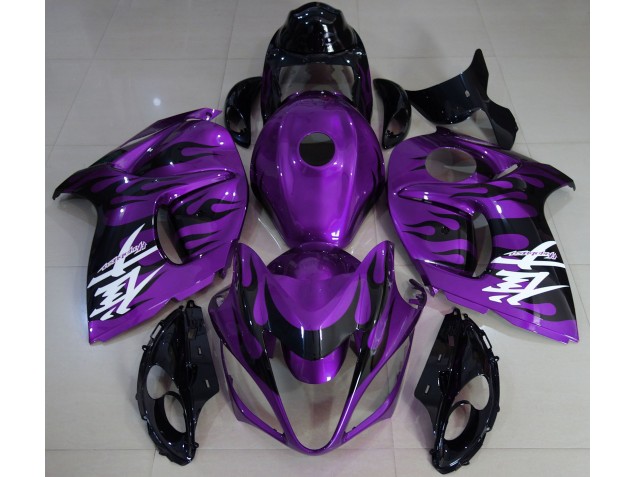 Glanz Lila & Schwarz 08-20 GSXR 1300 Motorrad Verkleidung