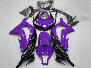 Glanz Lila & Schwarz 11-15 ZX10R Motorrad Verkleidung