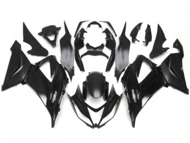 Glanz/Matt Schwarz Einfache Glatte Aufkleber 13-18 ZX6R Motorrad Verkleidung