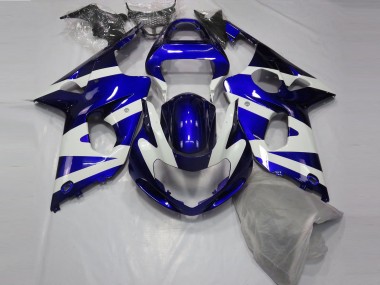 Glänzend Blau & Weiß 00-02 GSXR 1000 Motorrad Verkleidung