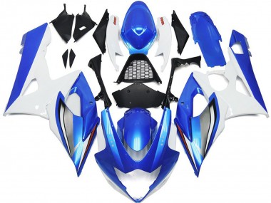 Glänzend Blau & Weiß 05-06 GSXR 1000 Motorrad Verkleidung