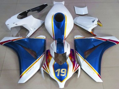Glänzend Blau & Weiß 08-11 CBR1000RR Motorrad Verkleidung