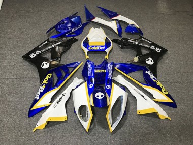 Glänzend Weiß & Blau 12-16 CBR1000RR Motorrad Verkleidung