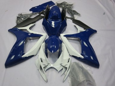Glänzend Blau Dunkel 06-07 GSXR 600-750 Motorrad Verkleidung